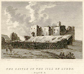 Lundy castle or fort in 1770