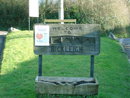 Bickleigh village signe