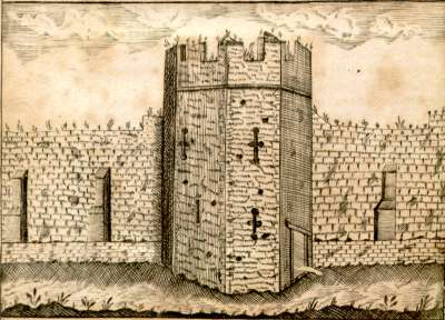 A tower in Athelstan's defensive wall around Exeter