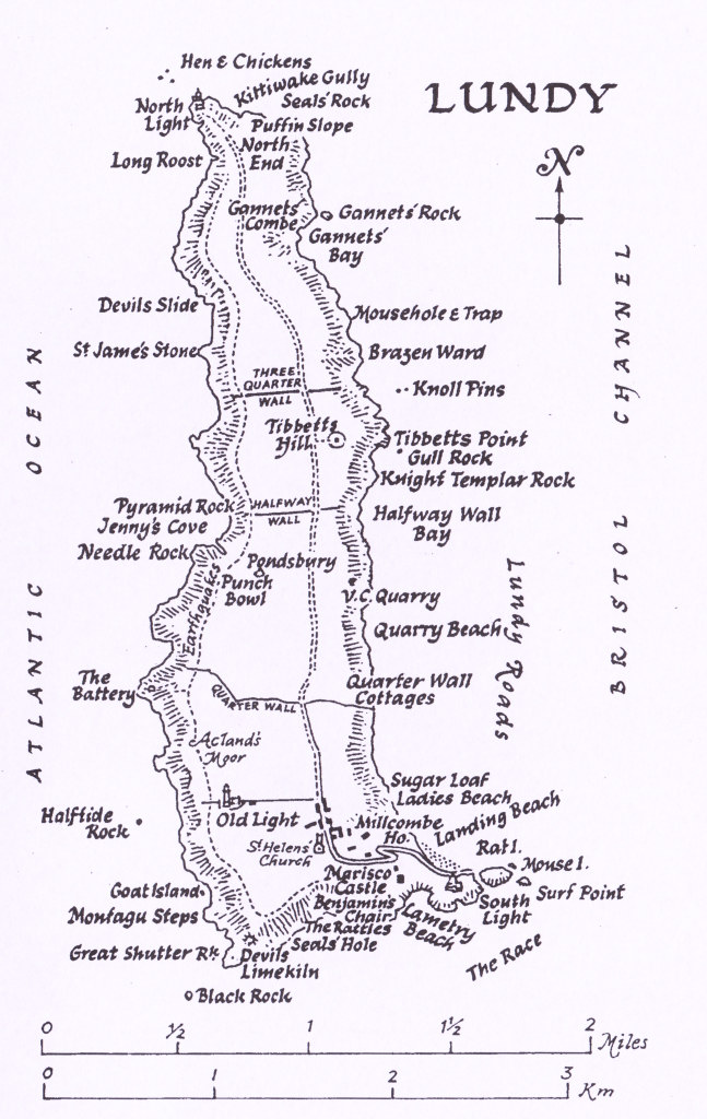 Map of Lundy
  ©Lundy Field Society