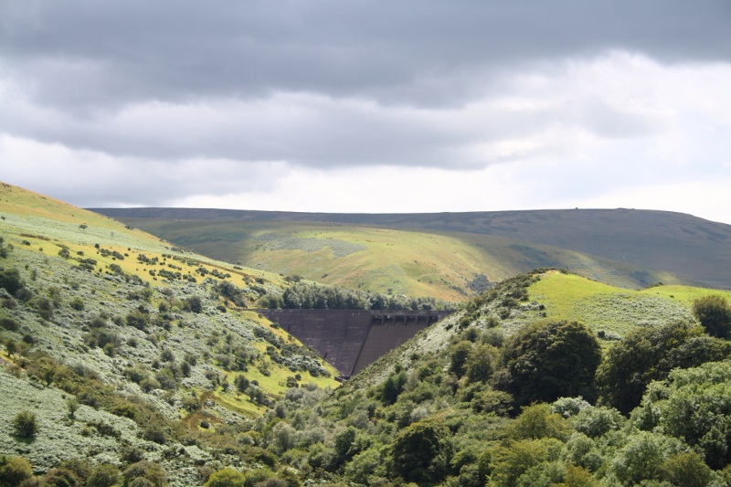 Meldon Dam from Meldon Viaduct