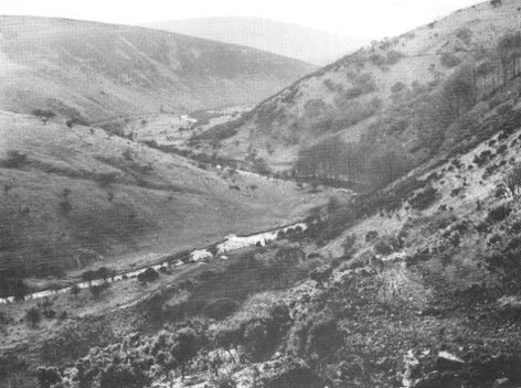 Meldon Gorge before reservoir