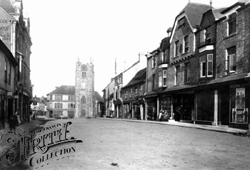 Fore Street, 1895. Where is everyone?