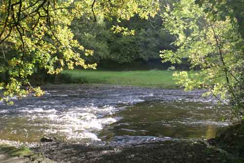 West Okement river near Okehampton Castle