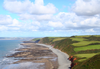 View from Peppercombe Castle