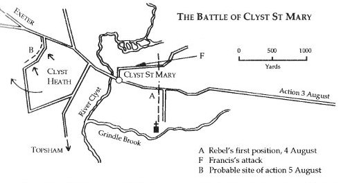 Battle of Clyst St Mary, August 4-5, 1549