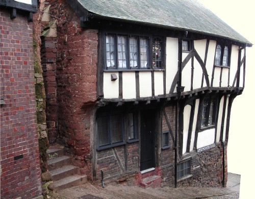 15th C. house on Stepcote Hill, Exeter