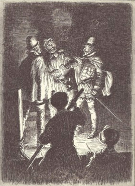 Stukeley arrests Captain Samuel King at Tilbury quayside